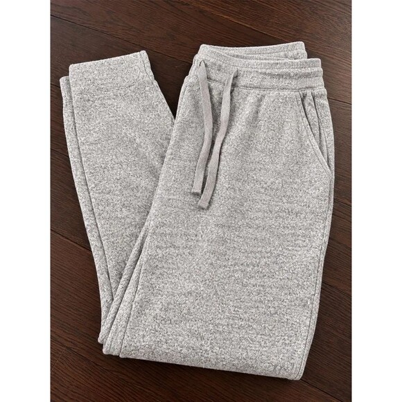 Natori Pants - Natori Womens M Gray Heather Soft Knit Lounge Pants Drawstring Pajama Pants